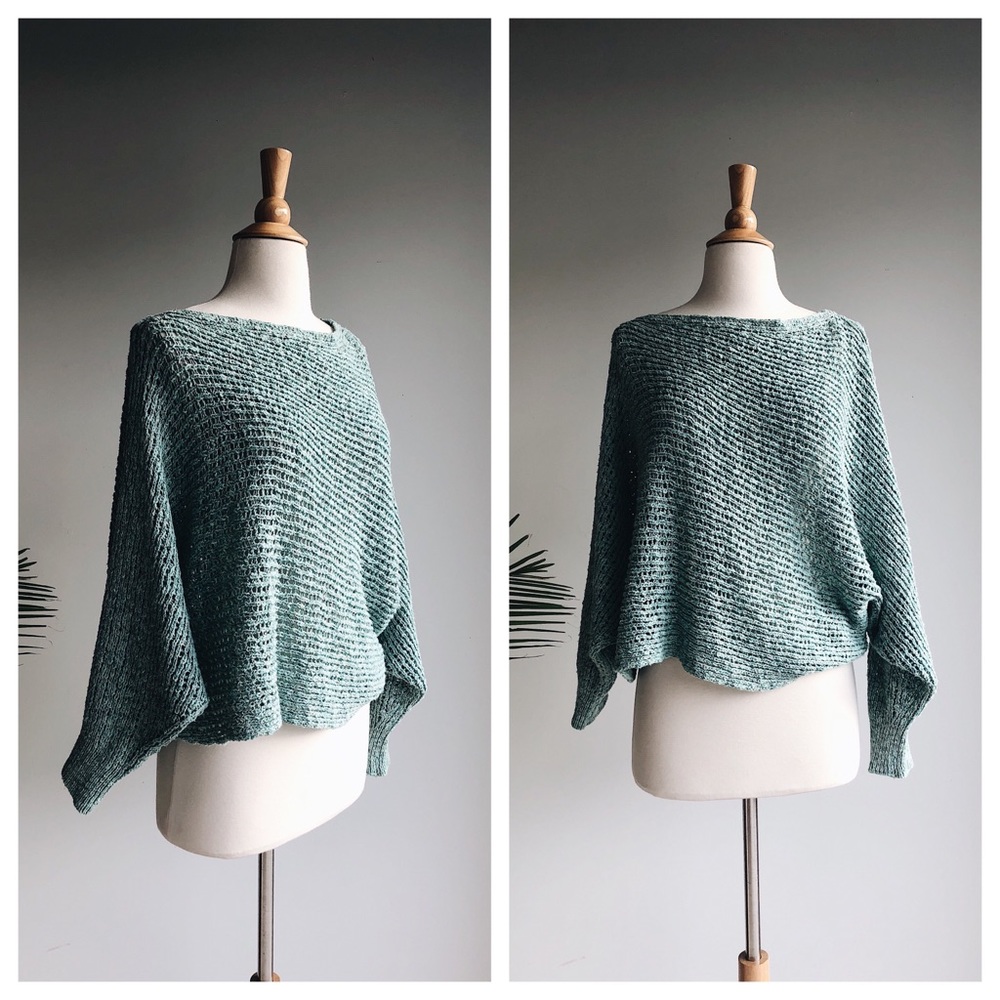 Free People Speckle Ribbed Pullover, Size M
